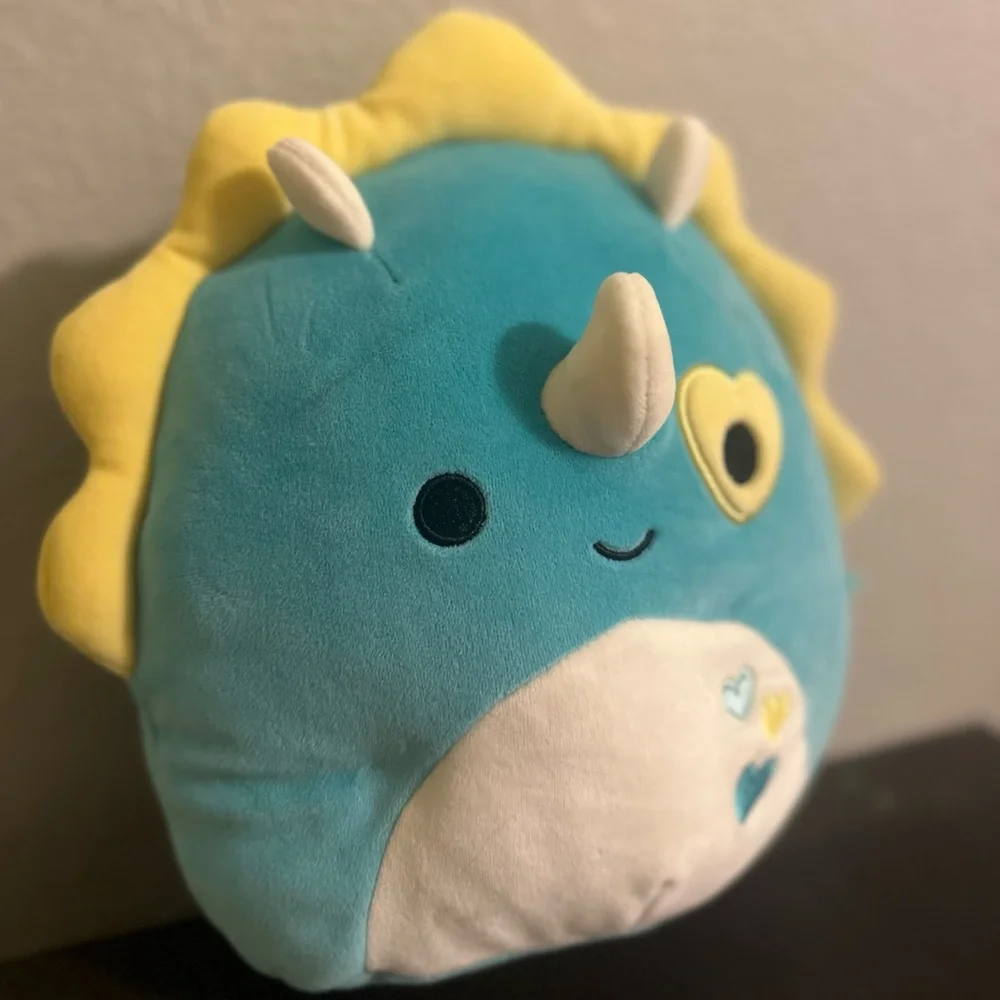 Squishmallows adorable triceratops